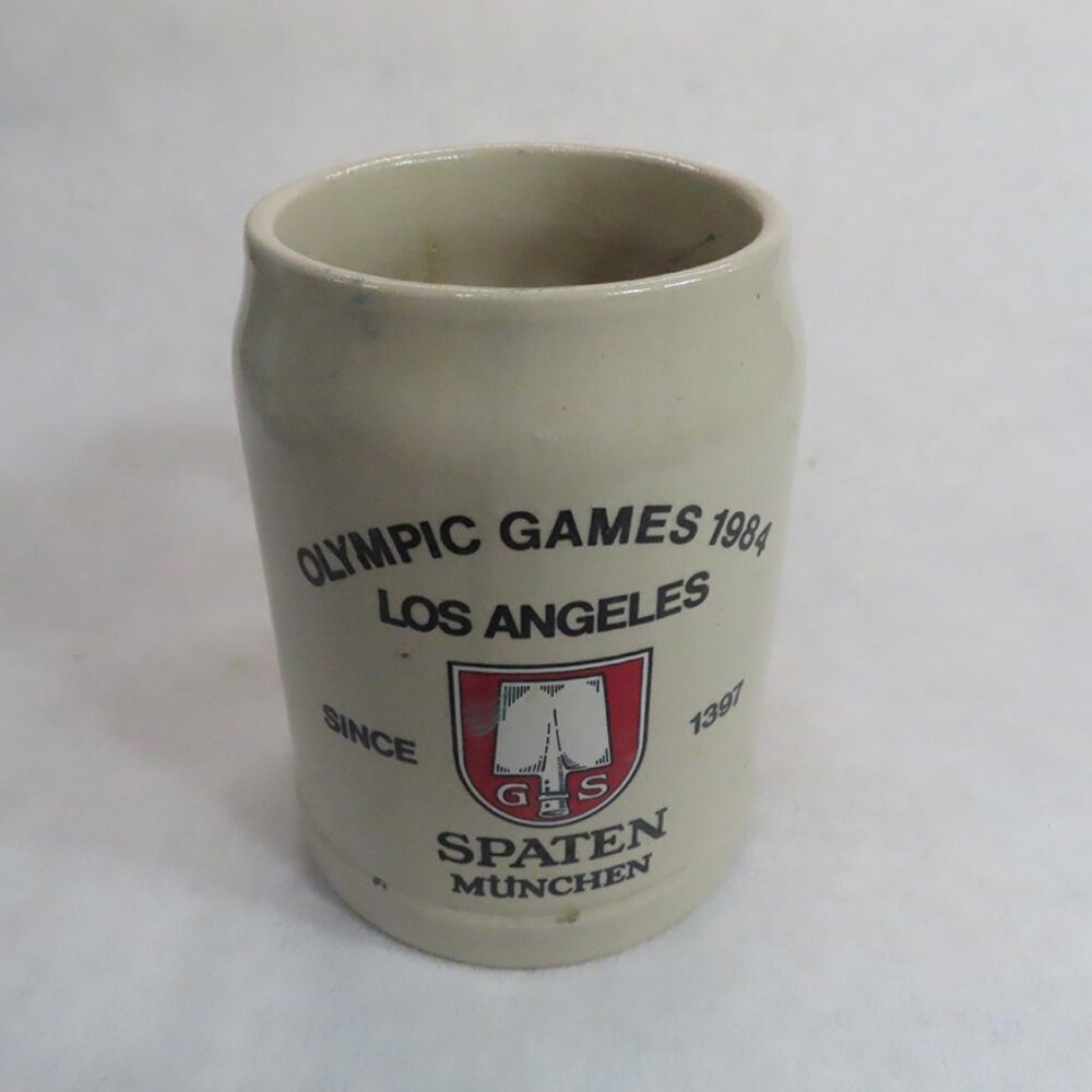 Collectible Beer Stein 1984 Los Angeles Olympics